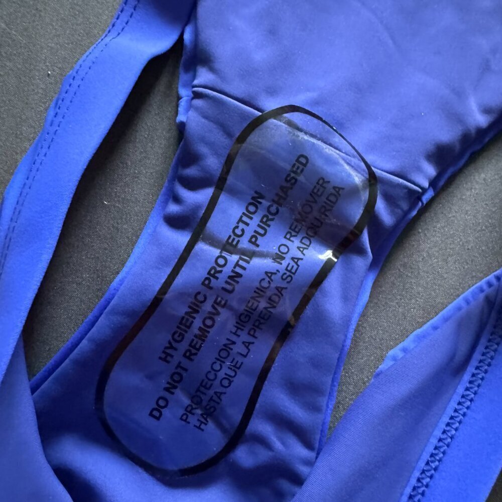Nicole Miller | NWT Cobalt Blue Alejandra Bikini Bottom Size Large - Picture 5 of 8